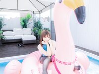[Cosplay] Aki Niina にいなあき - Girlfriend is a swimming fetish 2 カノジョは競泳フェティシズム2