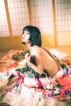 [COSPLAY] 黄金二逼王 – 樱花舞娘 [45P582M]