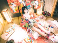 [COSPLAY] 黄金二逼王 – 樱花舞娘 [45P582M]