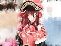 [Cosplay] Tabetei Yakiniku 焼肉たべ亭 - Houshou Marine マリン船長 (Hololive)
