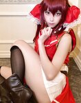 [Cosplay] Tabetei Yakiniku 焼肉たべ亭 - Houshou Marine マリン船長 (Hololive)