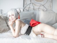 [COSPLAY] 羽生三未 - 中華厨娘 [32P]