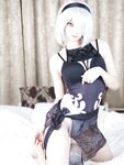 [Cosplay] Tabetei Yakiniku 焼肉たべ亭 - 2B (NieR Automata)