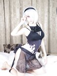 [Cosplay] Tabetei Yakiniku 焼肉たべ亭 - 2B (NieR Automata)