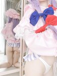 [Cosplay][my suite] Atsuki あつき - Micro bikini part! Home Cosplayer Patchouli-chan マイクロビキニ部！宅コスレイヤーパチュリーちゃん (Touhou Project)