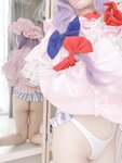 [Cosplay][my suite] Atsuki あつき - Micro bikini part! Home Cosplayer Patchouli-chan マイクロビキニ部！宅コスレイヤーパチュリーちゃん (Touhou Project)