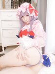 [Cosplay][my suite] Atsuki あつき - Micro bikini part! Home Cosplayer Patchouli-chan マイクロビキニ部！宅コスレイヤーパチュリーちゃん (Touhou Project)