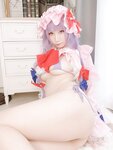 [Cosplay][my suite] Atsuki あつき - Micro bikini part! Home Cosplayer Patchouli-chan マイクロビキニ部！宅コスレイヤーパチュリーちゃん (Touhou Project)