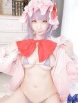 [Cosplay][my suite] Atsuki あつき - Micro bikini part! Home Cosplayer Patchouli-chan マイクロビキニ部！宅コスレイヤーパチュリーちゃん (Touhou Project)