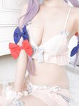 [Cosplay][my suite] Atsuki あつき - Micro bikini part! Home Cosplayer Patchouli-chan マイクロビキニ部！宅コスレイヤーパチュリーちゃん (Touhou Project)