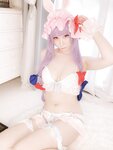 [Cosplay][my suite] Atsuki あつき - Micro bikini part! Home Cosplayer Patchouli-chan マイクロビキニ部！宅コスレイヤーパチュリーちゃん (Touhou Project)