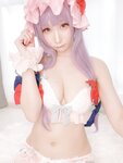 [Cosplay][my suite] Atsuki あつき - Micro bikini part! Home Cosplayer Patchouli-chan マイクロビキニ部！宅コスレイヤーパチュリーちゃん (Touhou Project)