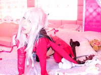 [Cosplay] Miri Minazuki 水無月みり Masuta Datte Kuro-chan to Maryoku Kyokyu ga Shitaitsu! マスターだってクロちゃんと魔力供給がしたいっ！