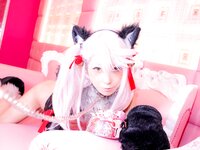 [Cosplay] Miri Minazuki 水無月みり Masuta Datte Kuro-chan to Maryoku Kyokyu ga Shitaitsu! マスターだってクロちゃんと魔力供給がしたいっ！