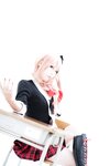 [Cosplay] Usagi うさぉ Junko×Zan Nee-chan 盾子×残姉 (Danganronpa)