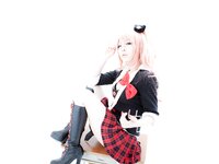 [Cosplay] Usagi うさぉ Junko×Zan Nee-chan 盾子×残姉 (Danganronpa)