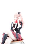 [Cosplay] Usagi うさぉ Junko×Zan Nee-chan 盾子×残姉 (Danganronpa)