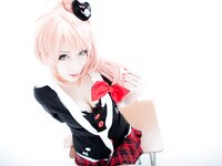 [Cosplay] Usagi うさぉ Junko×Zan Nee-chan 盾子×残姉 (Danganronpa)