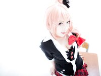 [Cosplay] Usagi うさぉ Junko×Zan Nee-chan 盾子×残姉 (Danganronpa)