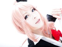 [Cosplay] Usagi うさぉ Junko×Zan Nee-chan 盾子×残姉 (Danganronpa)