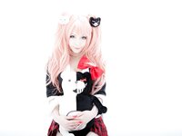[Cosplay] Usagi うさぉ Junko×Zan Nee-chan 盾子×残姉 (Danganronpa)