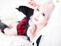 [Cosplay] Usagi うさぉ Junko×Zan Nee-chan 盾子×残姉 (Danganronpa)