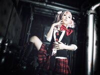 [Cosplay] Usagi うさぉ Junko×Zan Nee-chan 盾子×残姉 (Danganronpa)