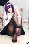 [Cosplay] Niyeye 白烨烨 - Senior Selfie 学姐校服自拍