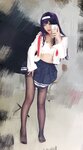 [Cosplay] Niyeye 白烨烨 - Senior Selfie 学姐校服自拍