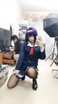 [Cosplay] Niyeye 白烨烨 - Senior Selfie 学姐校服自拍