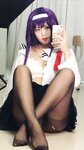 [Cosplay] Niyeye 白烨烨 - Senior Selfie 学姐校服自拍