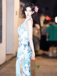 [XR Uncensored] 梨霜儿 - R18 秀人网模特 性感旗袍肉丝