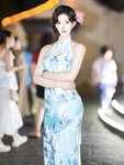 [XR Uncensored] 梨霜儿 - R18 秀人网模特 性感旗袍肉丝