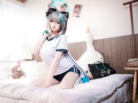 [Cosplay] Jiuqi Miao 九柒喵 - Gym Uniform Shiroko 体操服白子