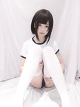 [Cosplay] Mizhi Mao Qiu 蜜汁猫裘 - White Gym Uniform 白色体操服