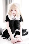 [Cosplay] Mimiovei 呆米米 - Cat-eared maid 猫耳女仆