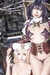 [Cosplay] 小和甜酒 &橙风千雅 憧憬成为魔法少女 柊舞缇娜&杜乃可莉丝 [55P7V-439MB]