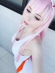 [Cosplay] Peach milky - ZeroTwo