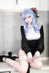 [Cosplay] 樱梨梨 - 甘雨修女