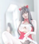 [Cosplay] 女主K 圣诞麋鹿 [100P1V-460MB]