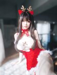 [Cosplay] 女主K 圣诞麋鹿 [100P1V-460MB]
