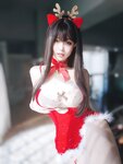 [Cosplay] 女主K 圣诞麋鹿 [100P1V-460MB]