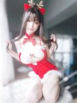 [Cosplay] 女主K 圣诞麋鹿 [100P1V-460MB]