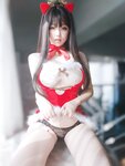 [Cosplay] 女主K 圣诞麋鹿 [100P1V-460MB]