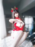 [Cosplay] 女主K 圣诞麋鹿 [100P1V-460MB]