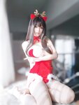 [Cosplay] 女主K 圣诞麋鹿 [100P1V-460MB]
