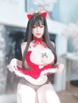 [Cosplay] 女主K 圣诞麋鹿 [100P1V-460MB]