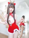 [Cosplay] 女主K 圣诞麋鹿 [100P1V-460MB]