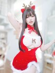 [Cosplay] 女主K 圣诞麋鹿 [100P1V-460MB]