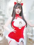 [Cosplay] 女主K 圣诞麋鹿 [100P1V-460MB]